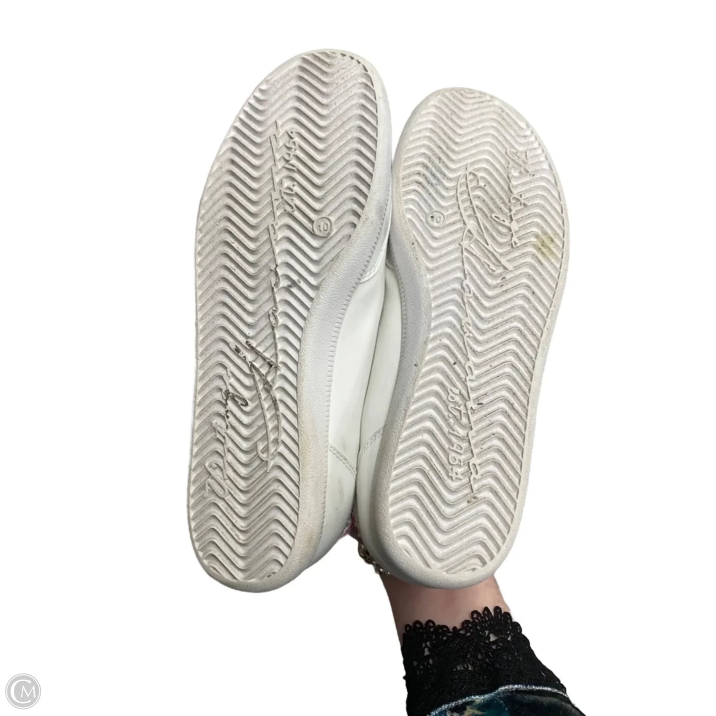 Shoes Sneakers By Vintage Havana In Pink & White, Size: 10