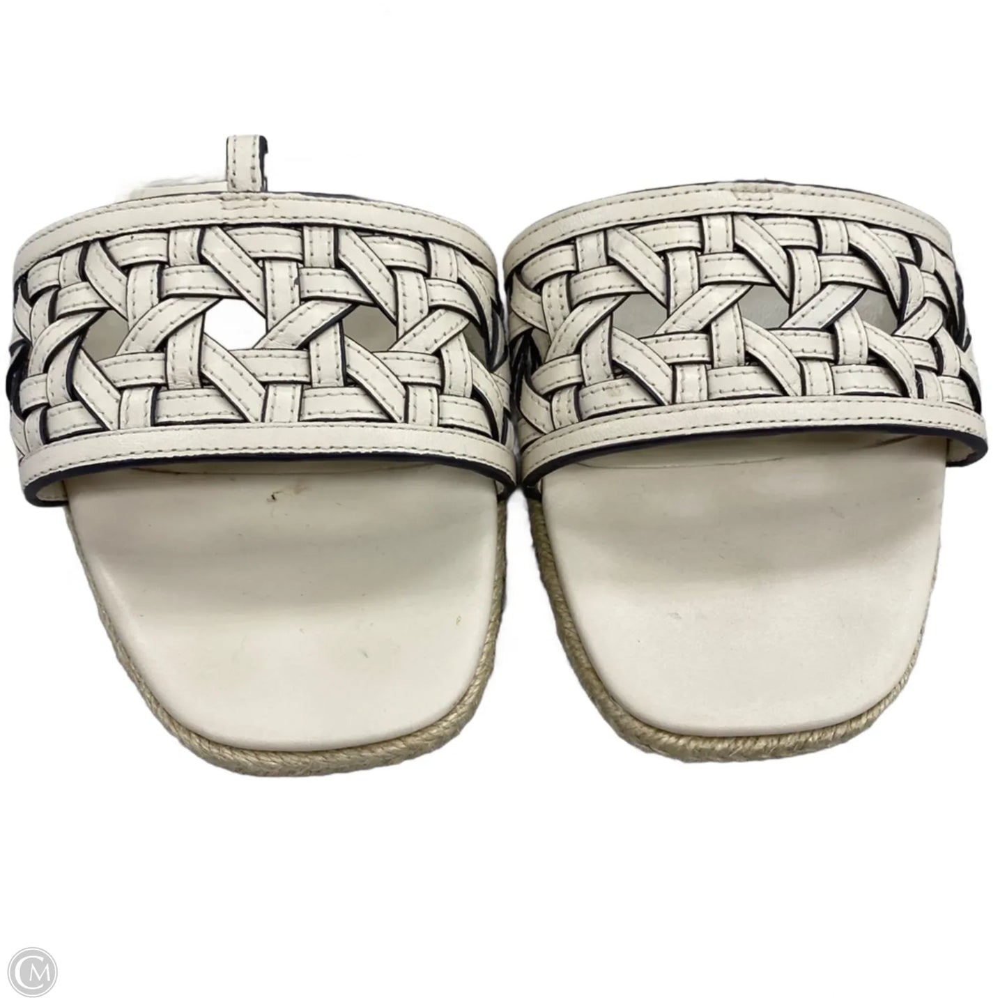 Sandals Designer By Tory Burch In Cream, Size: 10