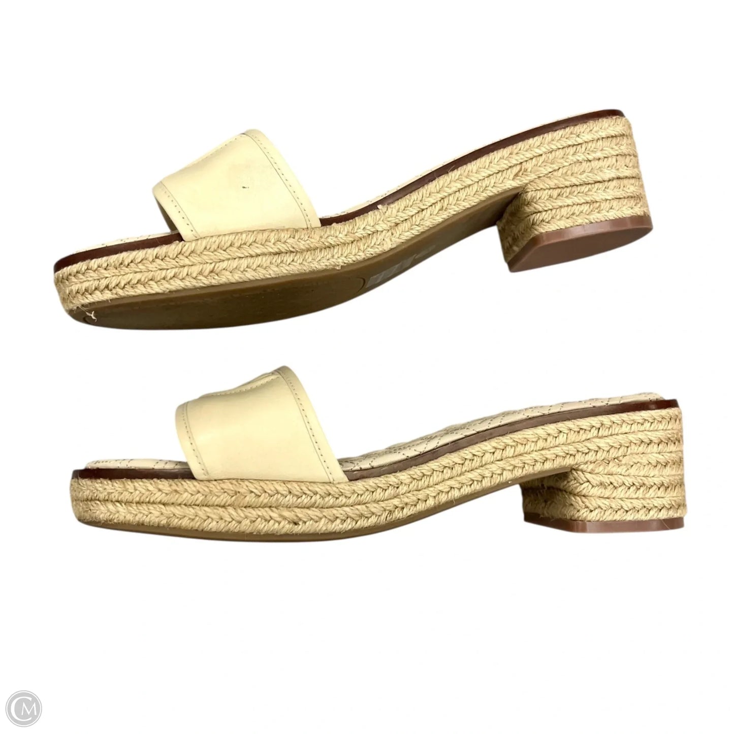Sandals Designer By Tory Burch In Cream, Size: 11