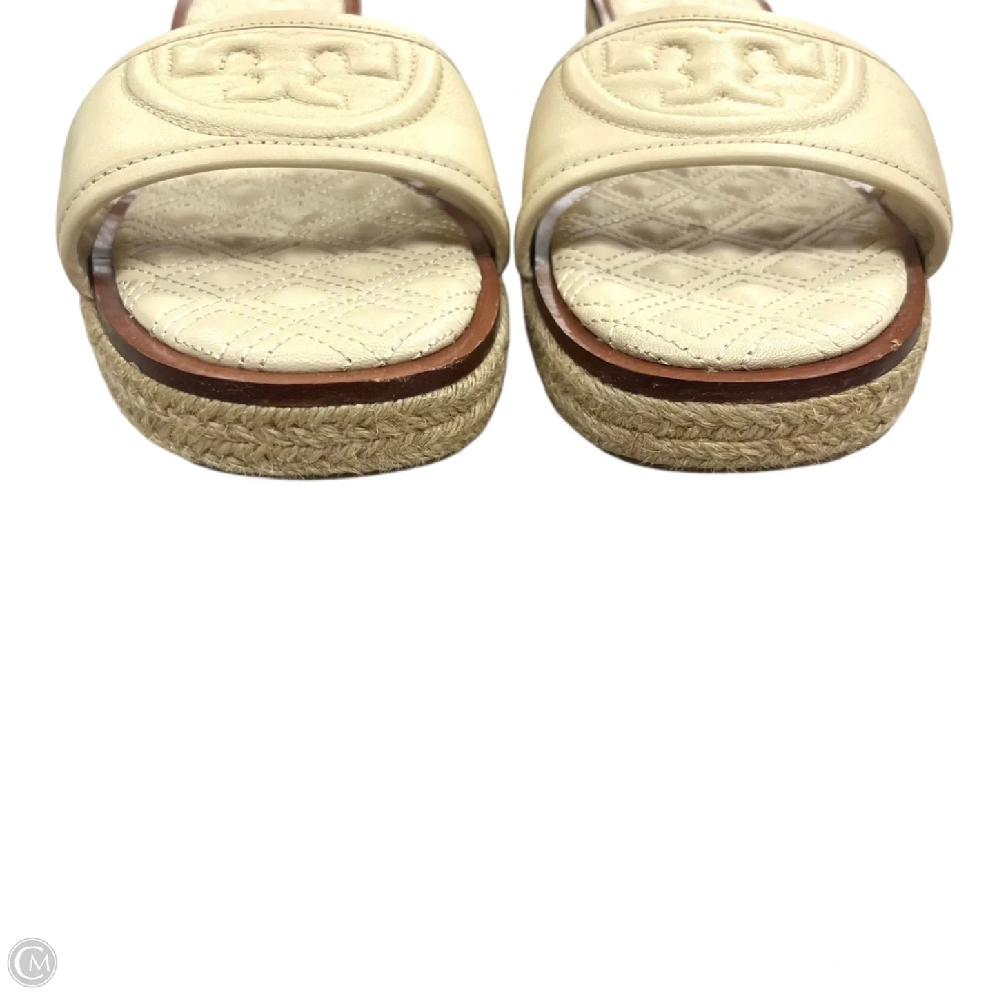 Sandals Designer By Tory Burch In Cream, Size: 11