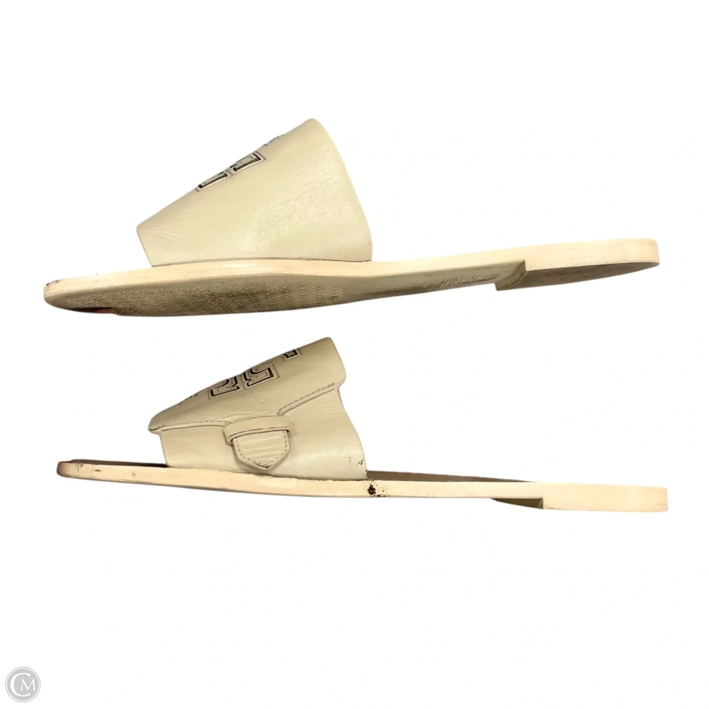 Sandals Designer By Tory Burch In Beige, Size: 10