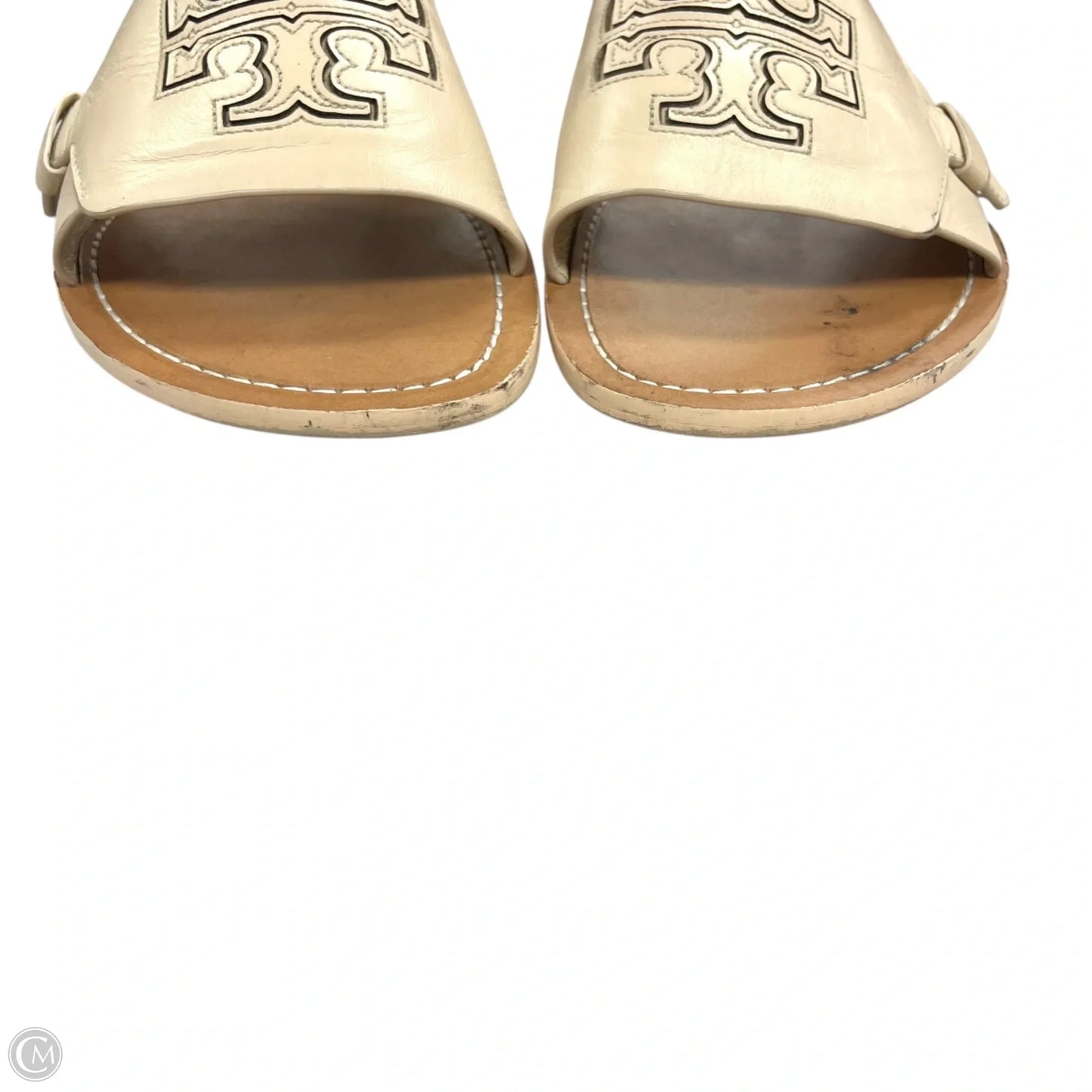 Sandals Designer By Tory Burch In Beige, Size: 10