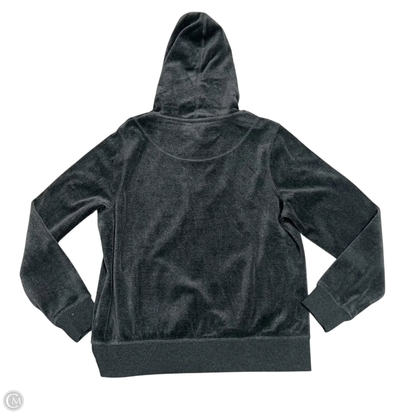 Sweatshirt Hoodie By Calvin Klein In Grey, Size: L