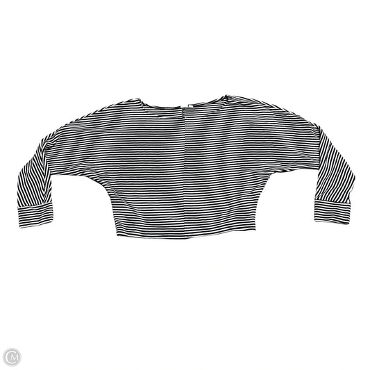 Top Long Sleeve By Gap In Black & White, Size: S
