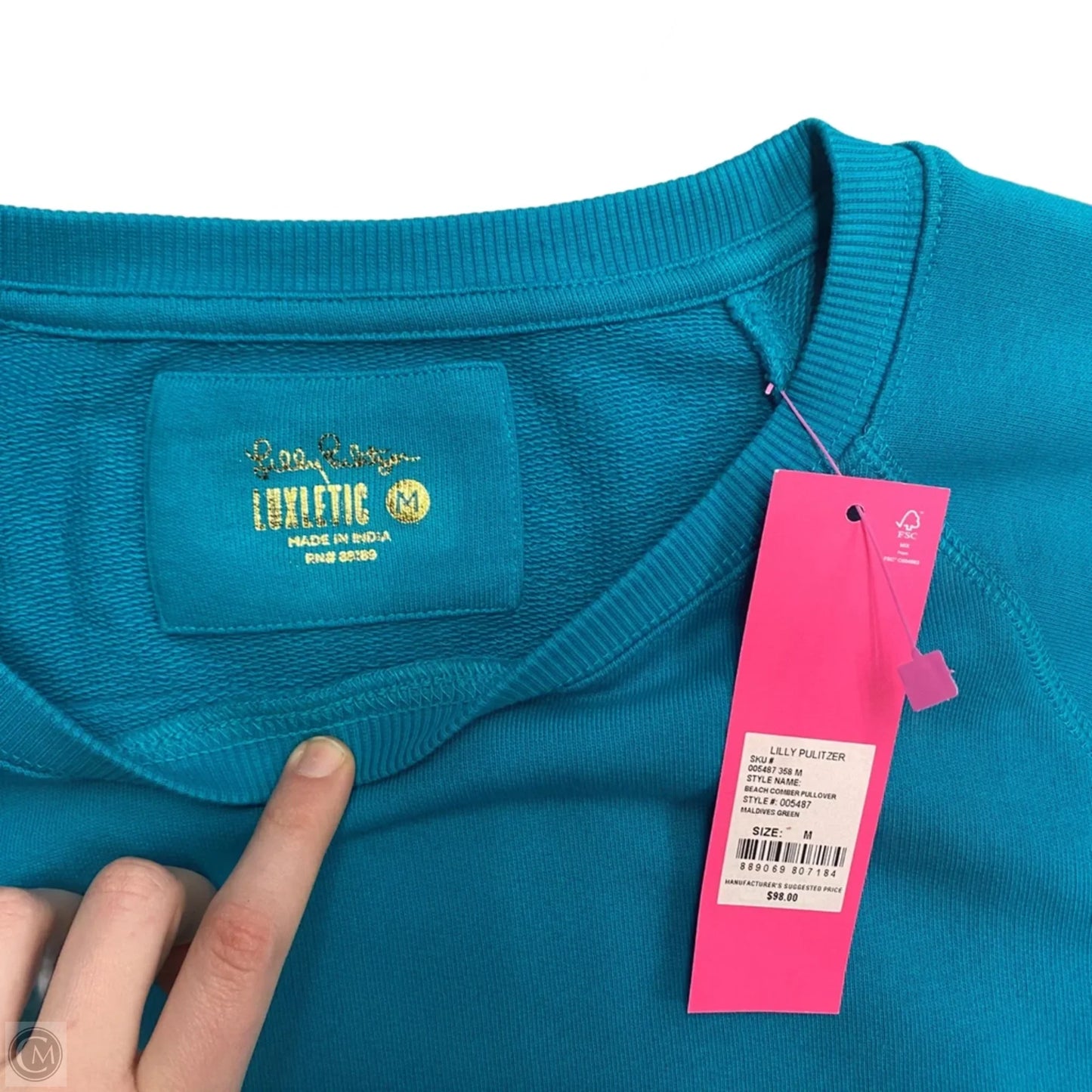 Sweater Designer By Lilly Pulitzer In Blue, Size: M