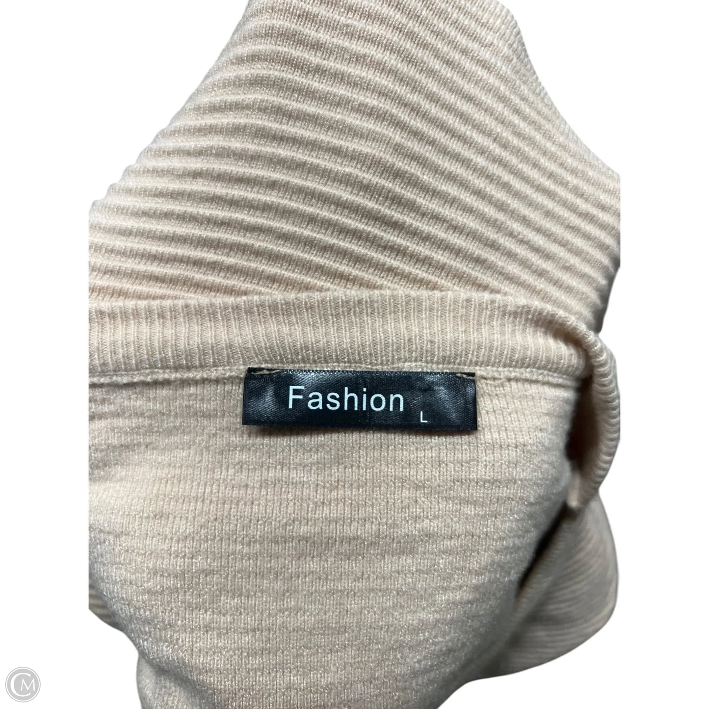 Sweater By Fashion In Tan, Size: L