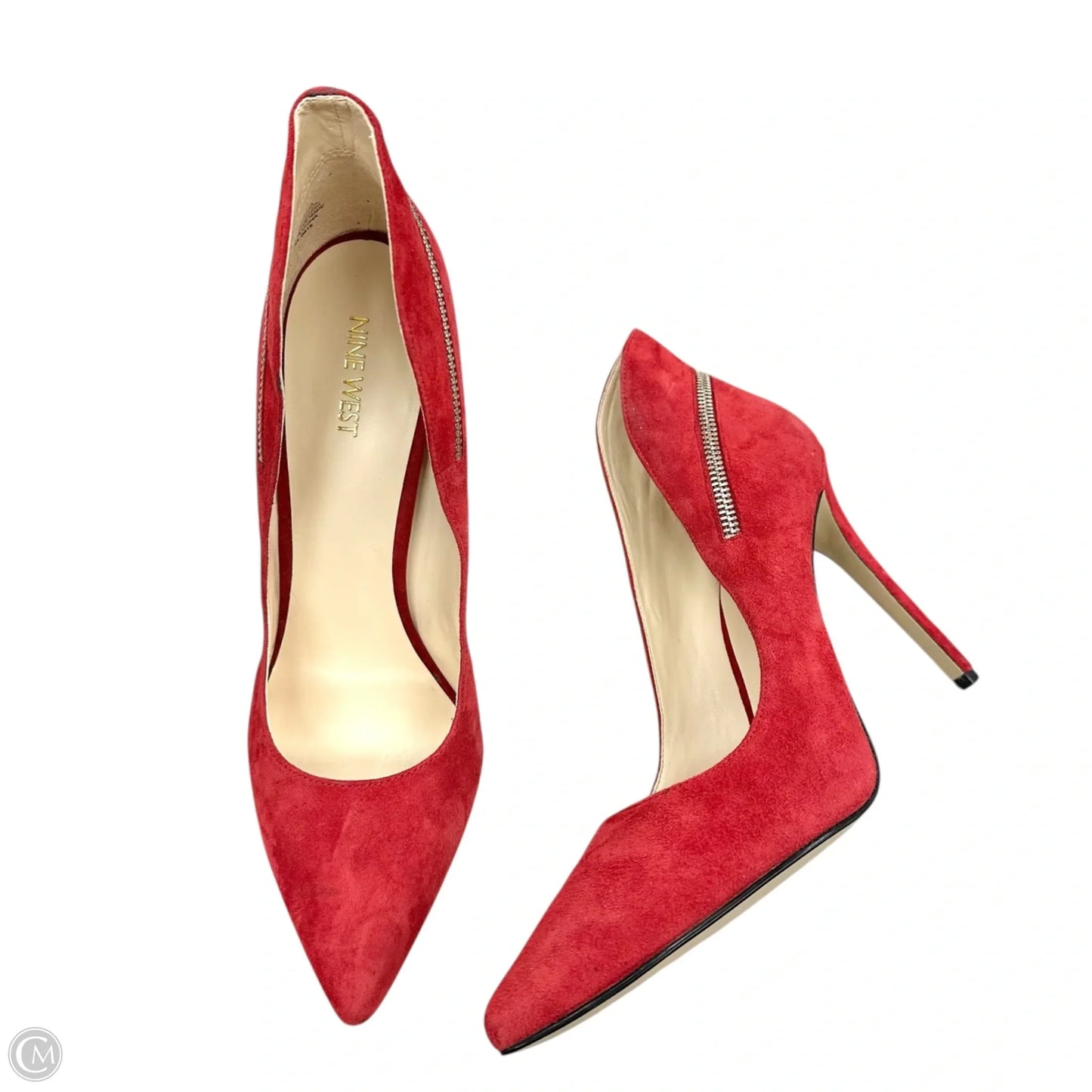 Shoes Heels Stiletto By Nine West In Red, Size: 10
