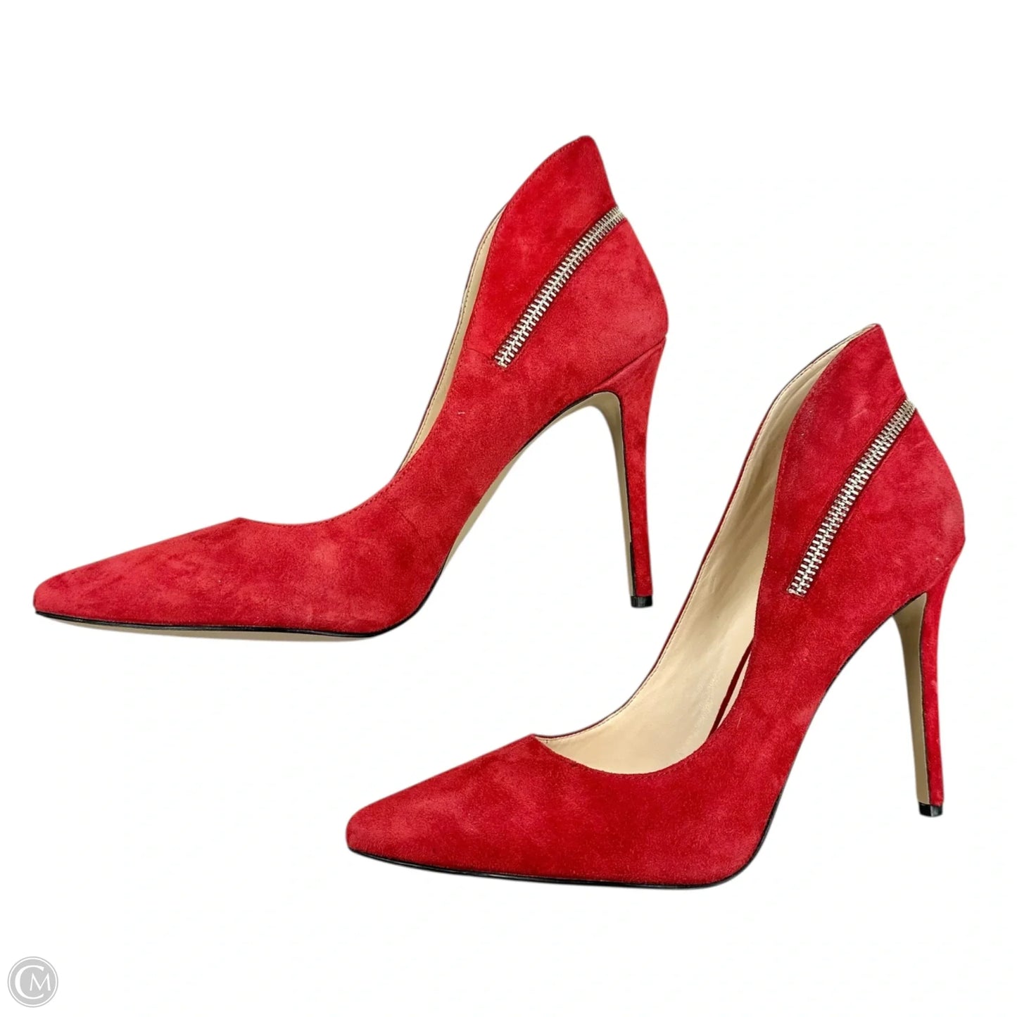 Shoes Heels Stiletto By Nine West In Red, Size: 10