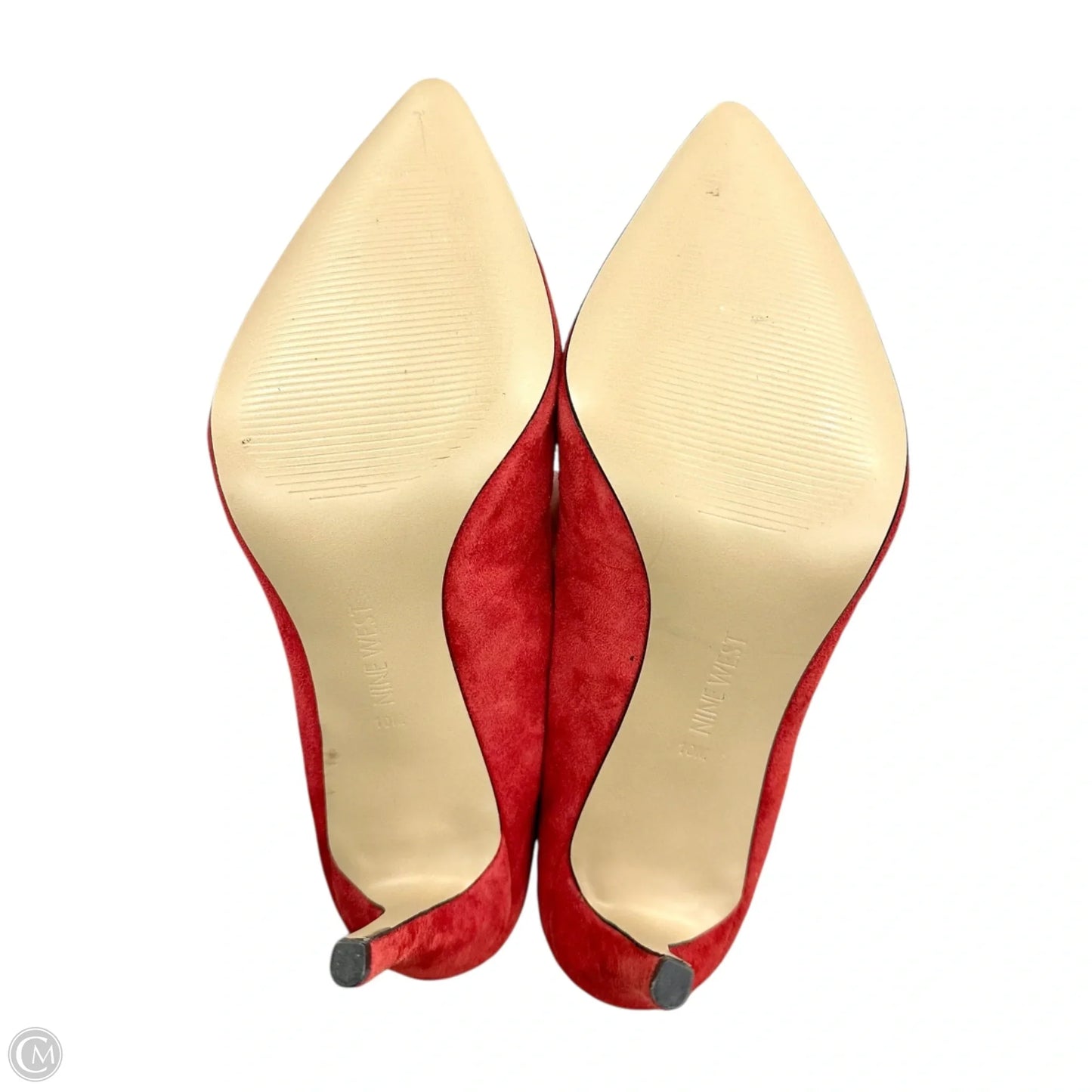 Shoes Heels Stiletto By Nine West In Red, Size: 10