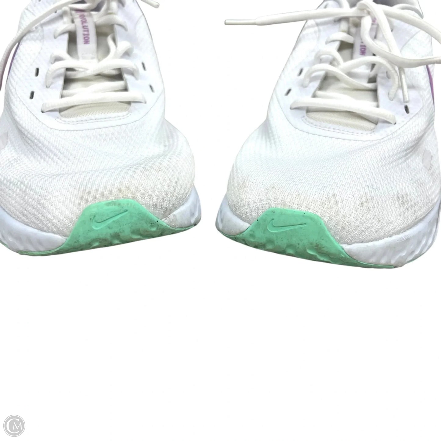 Shoes Athletic By Nike In Green & White, Size: 12