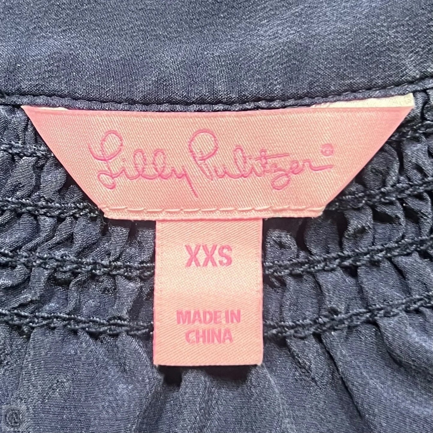 Top Long Sleeve Designer By Lilly Pulitzer In Blue, Size: Xxs