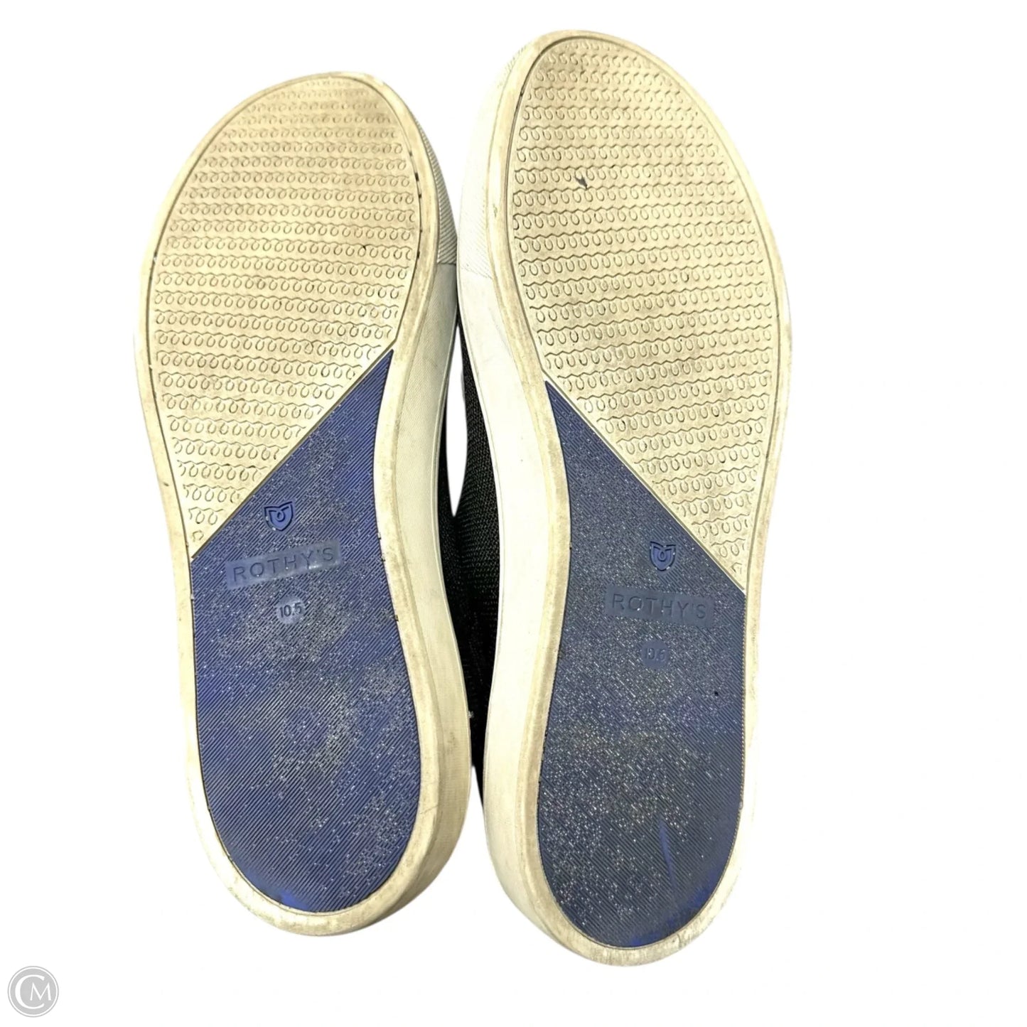 Shoes Sneakers By Rothys In Black, Size: 10.5