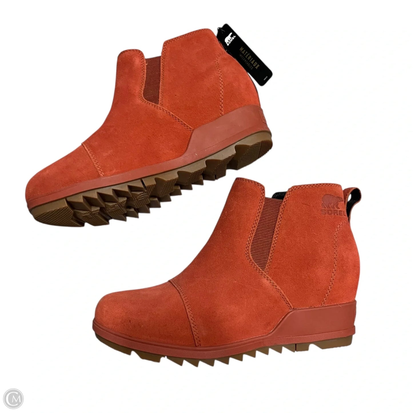 Boots Ankle Flats By Sorel In Orange, Size: 7.5