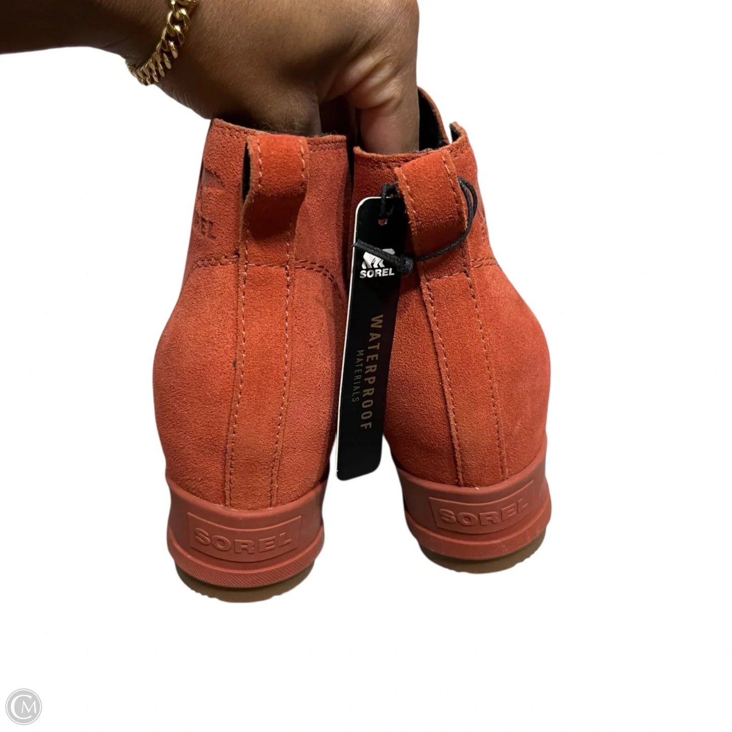 Boots Ankle Flats By Sorel In Orange, Size: 7.5