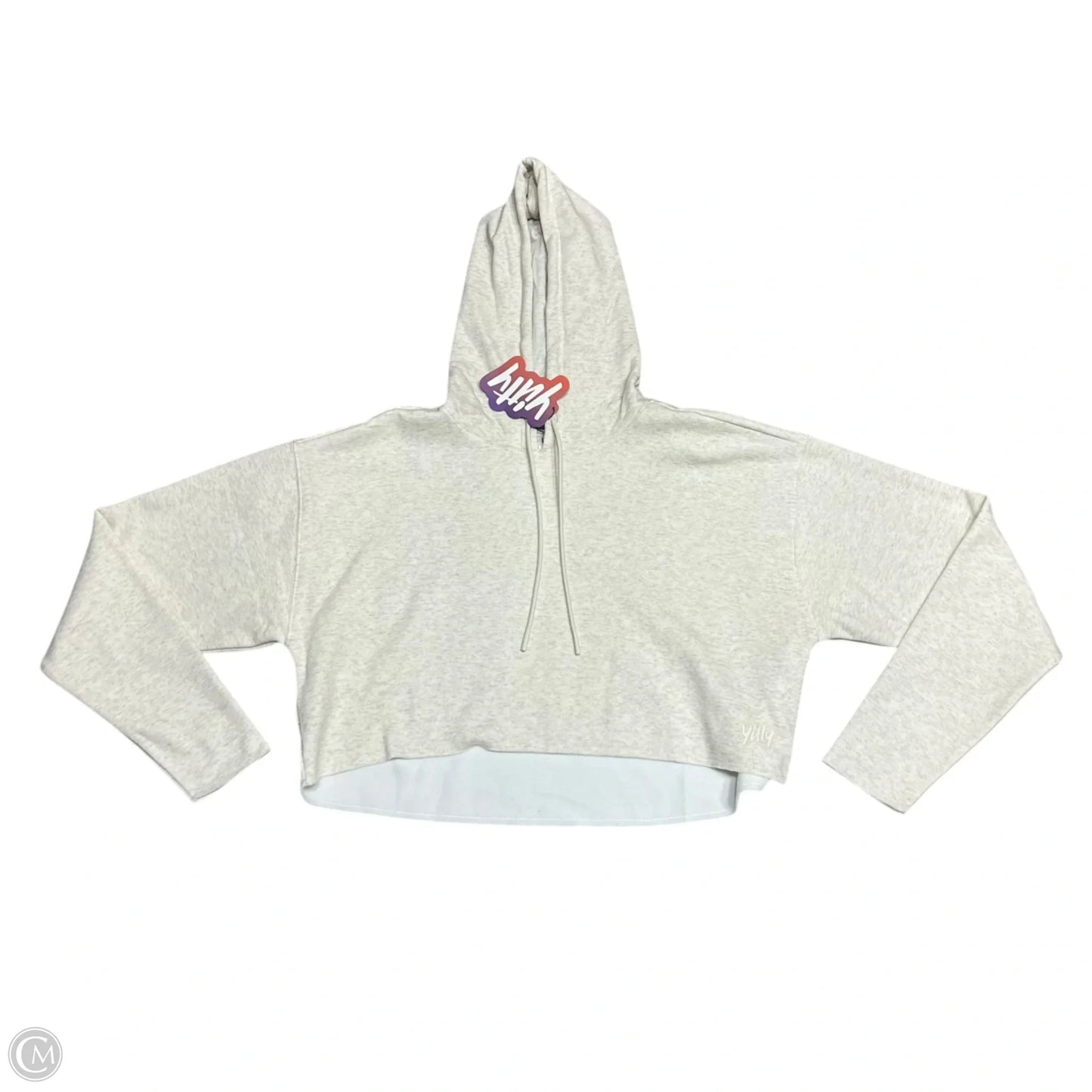 Sweatshirt Hoodie By Yitty In Cream, Size: L