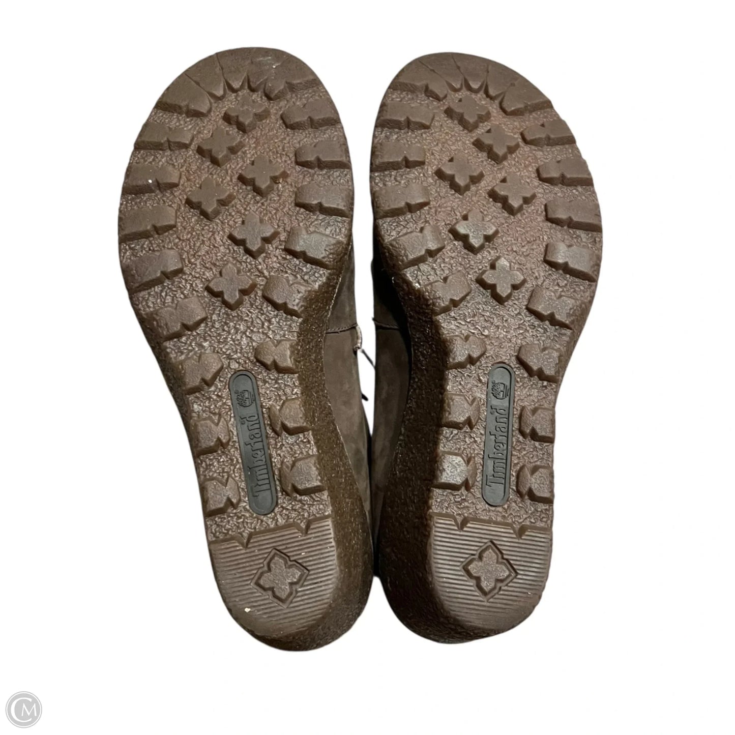 Boots Ankle Heels By Timberland In Brown, Size: 8.5