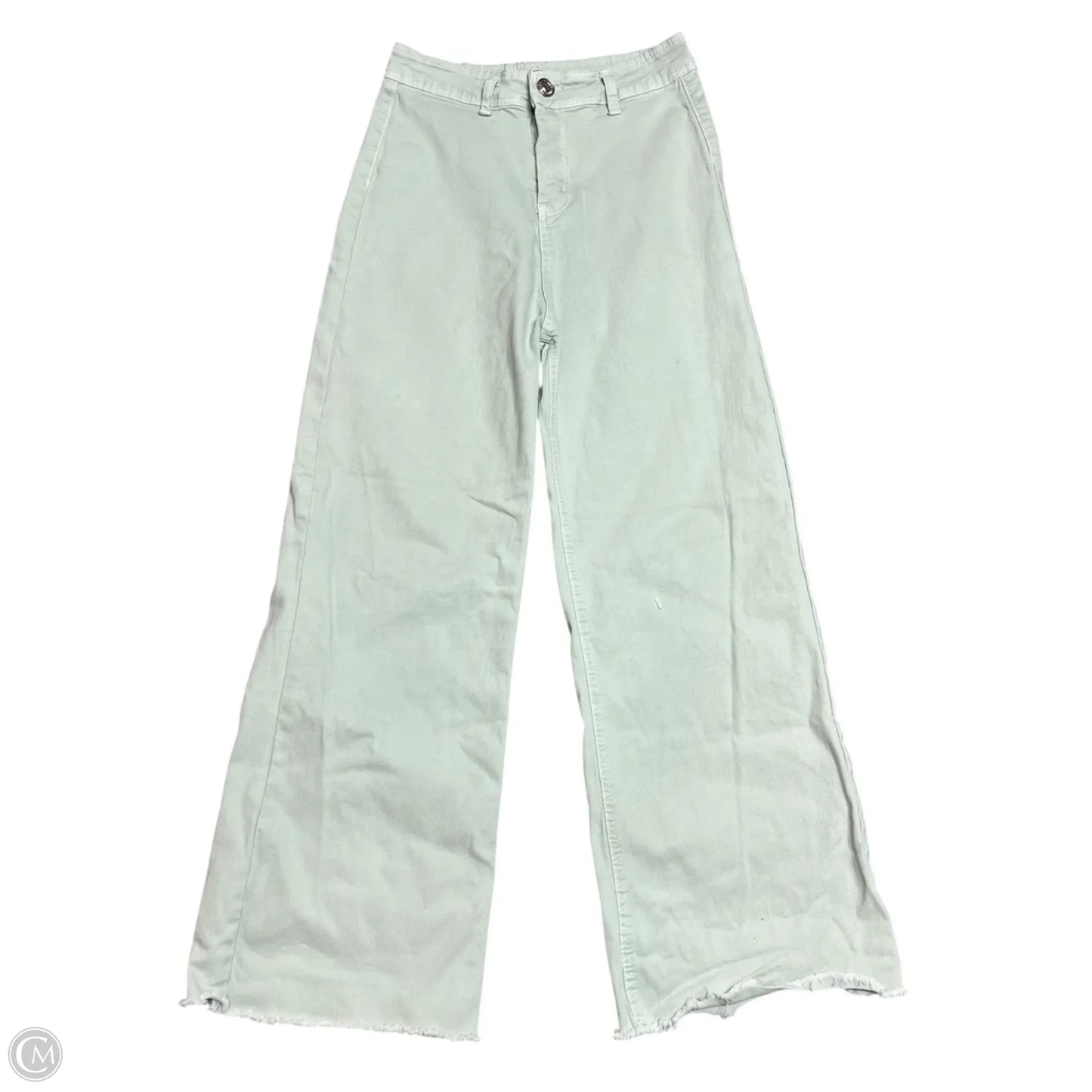 Jeans Flared By Supgoreou In Green, Size: Xs