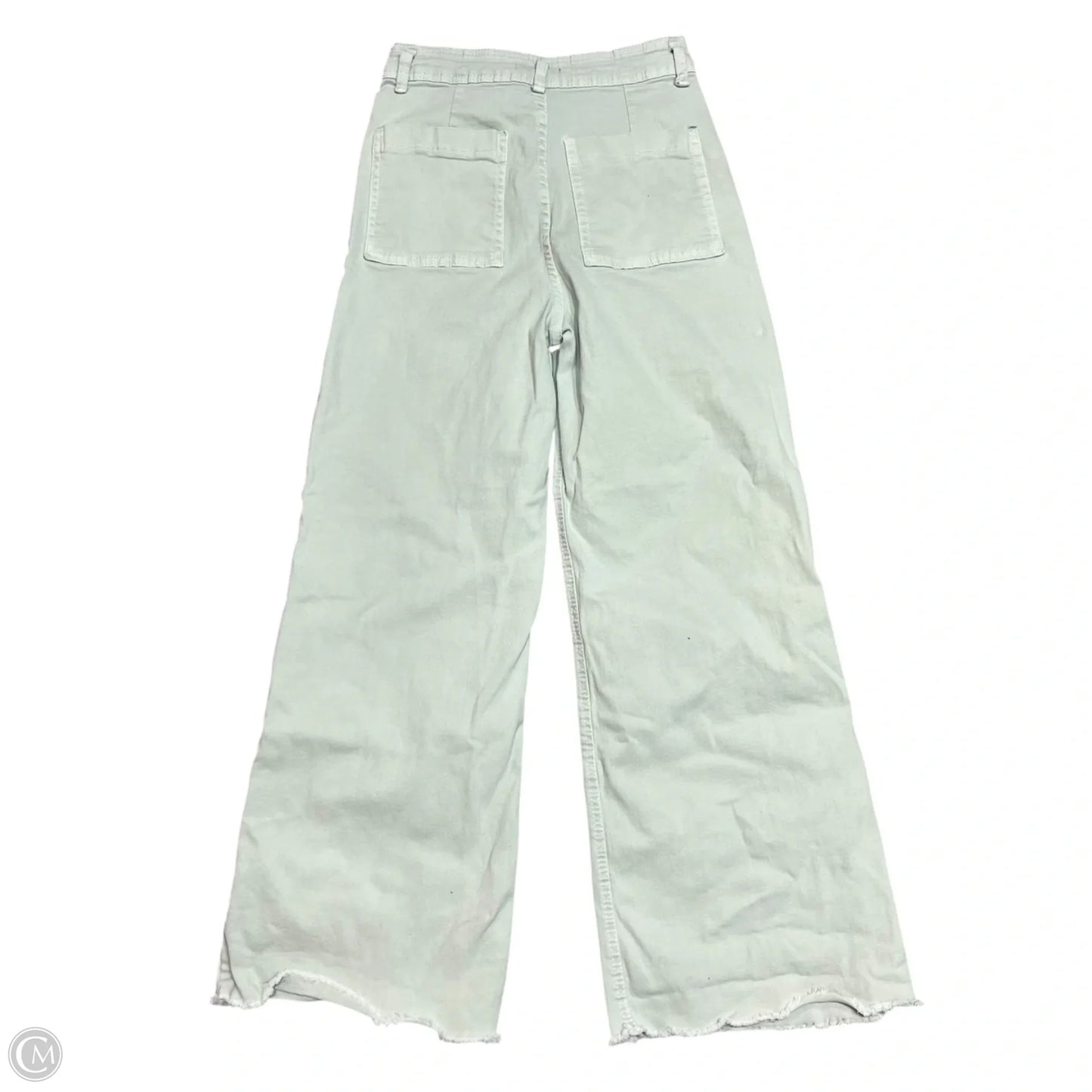 Jeans Flared By Supgoreou In Green, Size: Xs