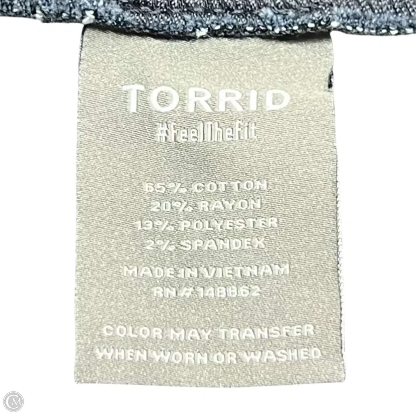 Jeans Straight By Torrid In Blue Denim, Size: 3x