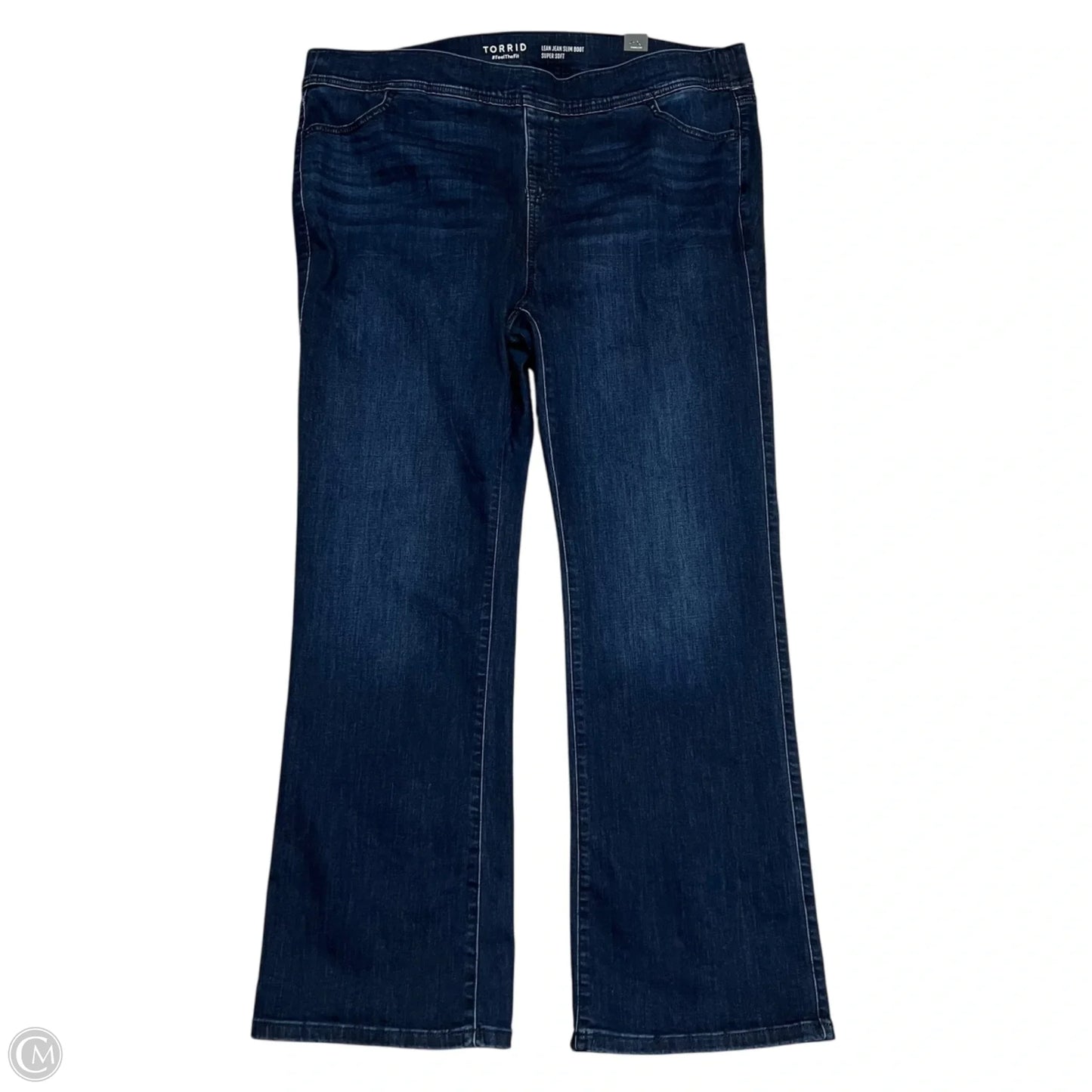 Jeans Straight By Torrid In Blue Denim, Size: 3x