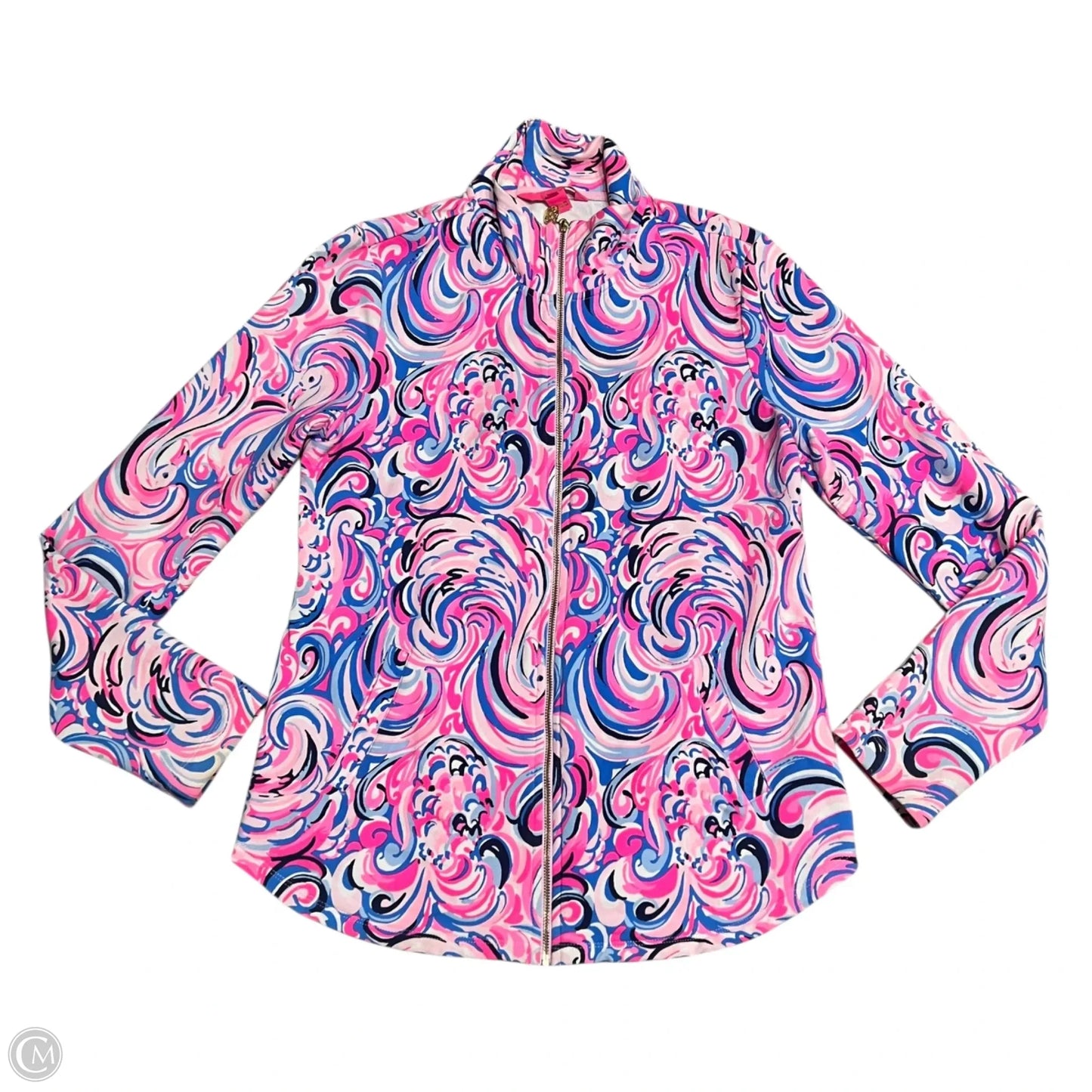 Jacket Designer By Lilly Pulitzer In Blue & Pink, Size: S
