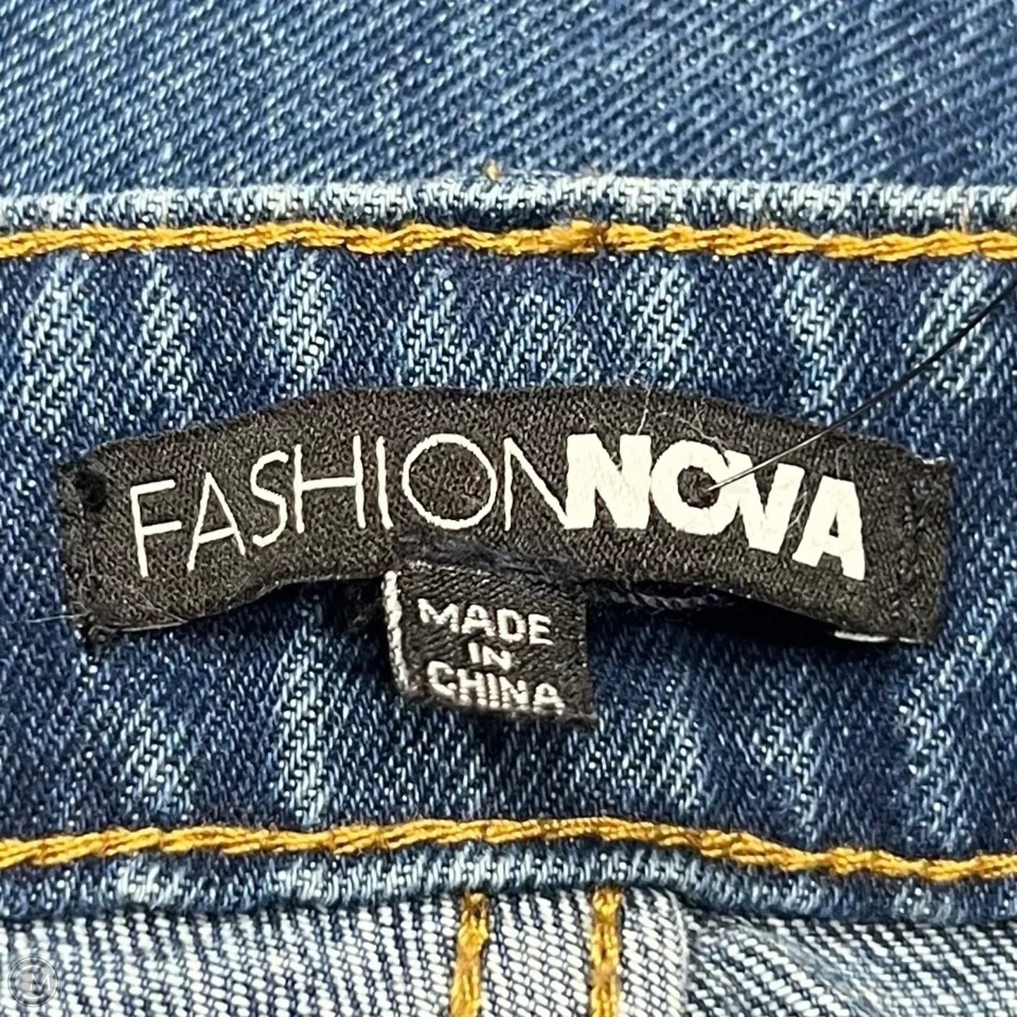 Jeans Wide Leg By Fashion Nova In Blue Denim, Size: 10