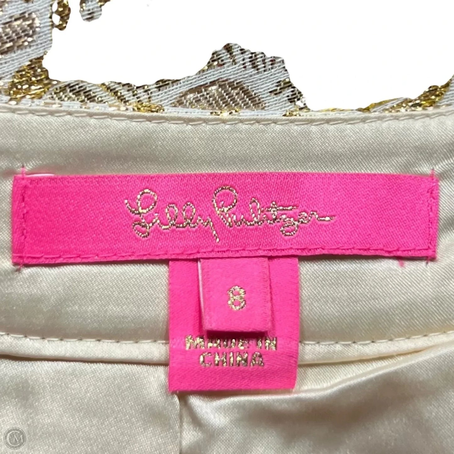 Skirt Designer By Lilly Pulitzer In Gold, Size: M