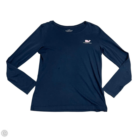 Top Long Sleeve By Vineyard Vines In Navy, Size: M