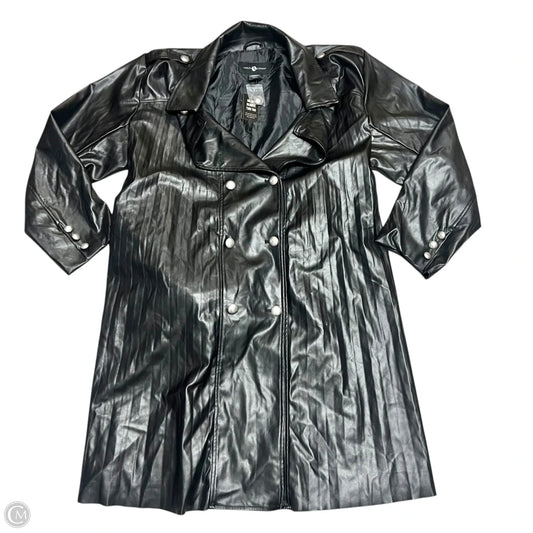 Coat Trench Coat By Ashley Stewart In Black, Size: 3x