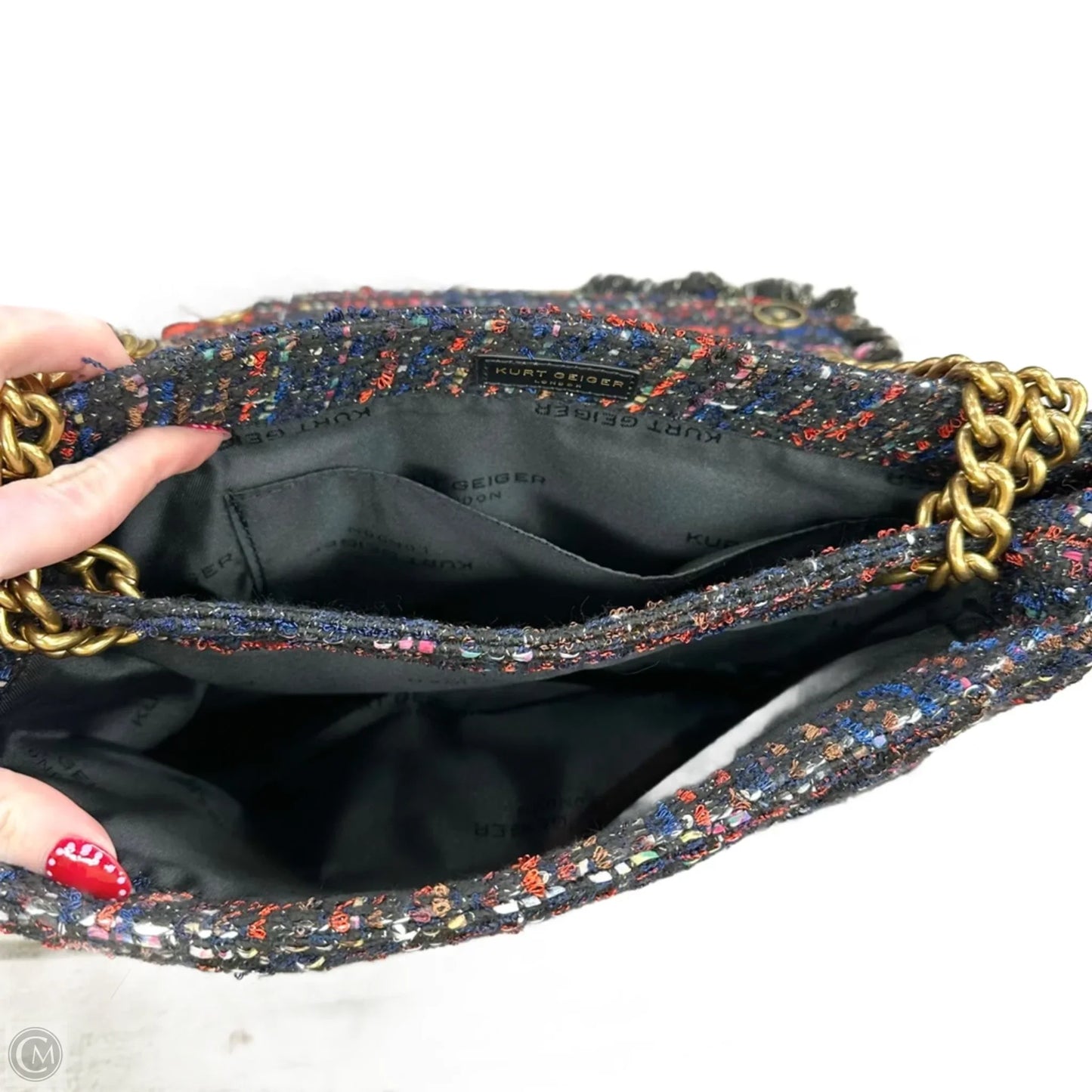 Handbag Designer By Kurt Geiger, Size: Medium