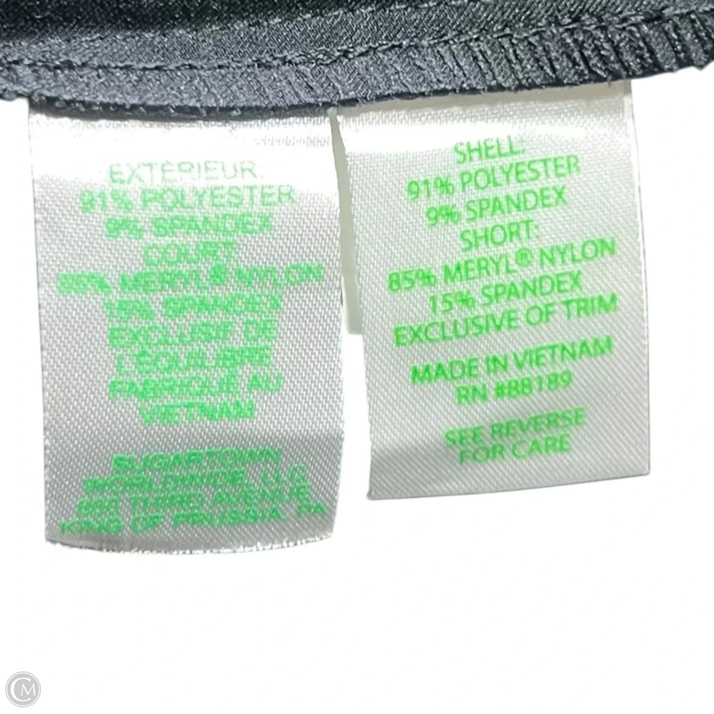 Skort Designer By Lilly Pulitzer In Black, Size: 8