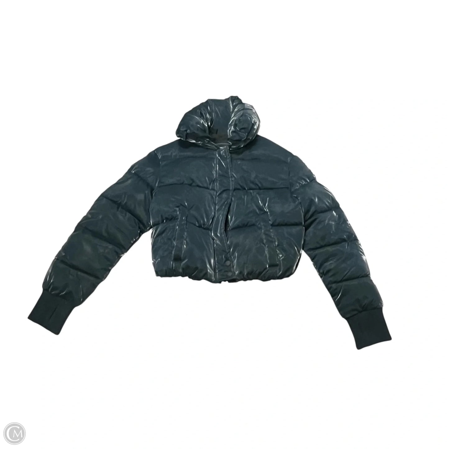 Coat Puffer & Quilted By Bcbgmaxazria In Green, Size: S