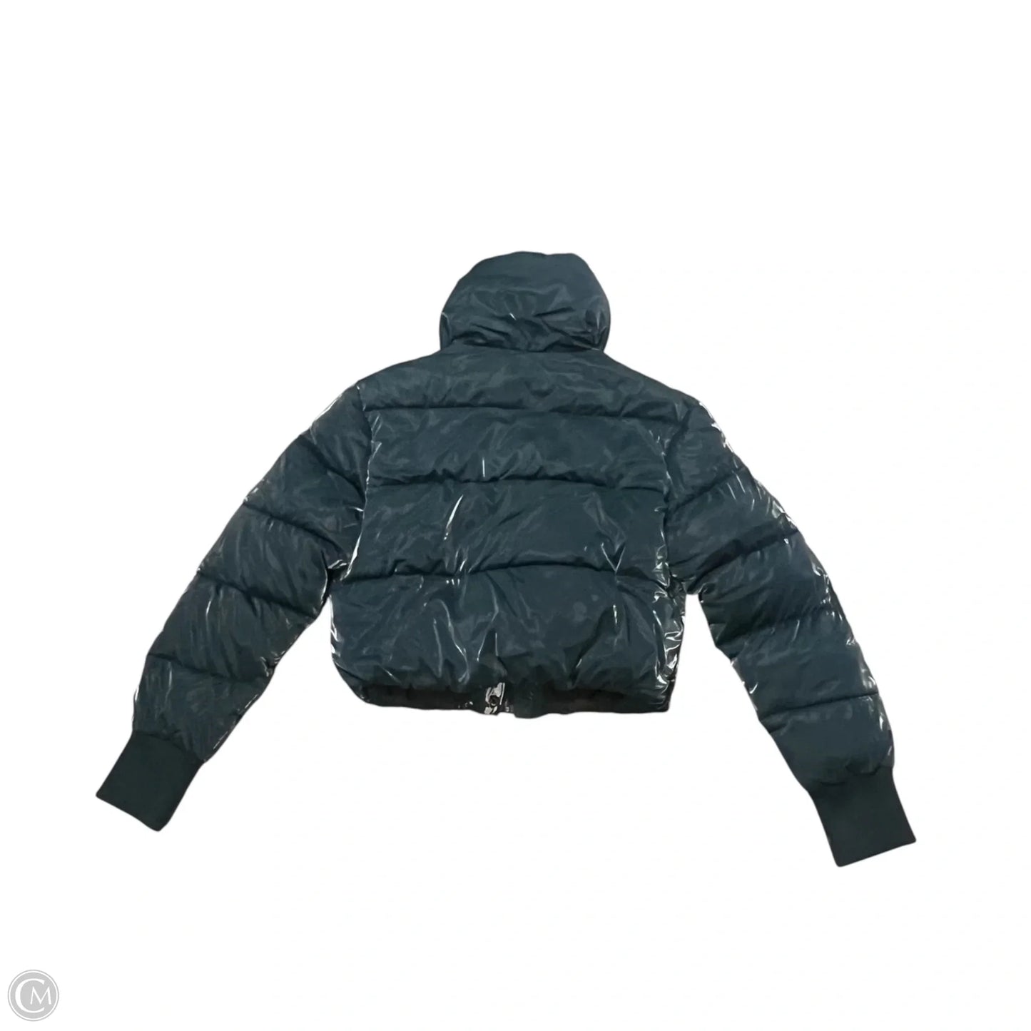 Coat Puffer & Quilted By Bcbgmaxazria In Green, Size: S
