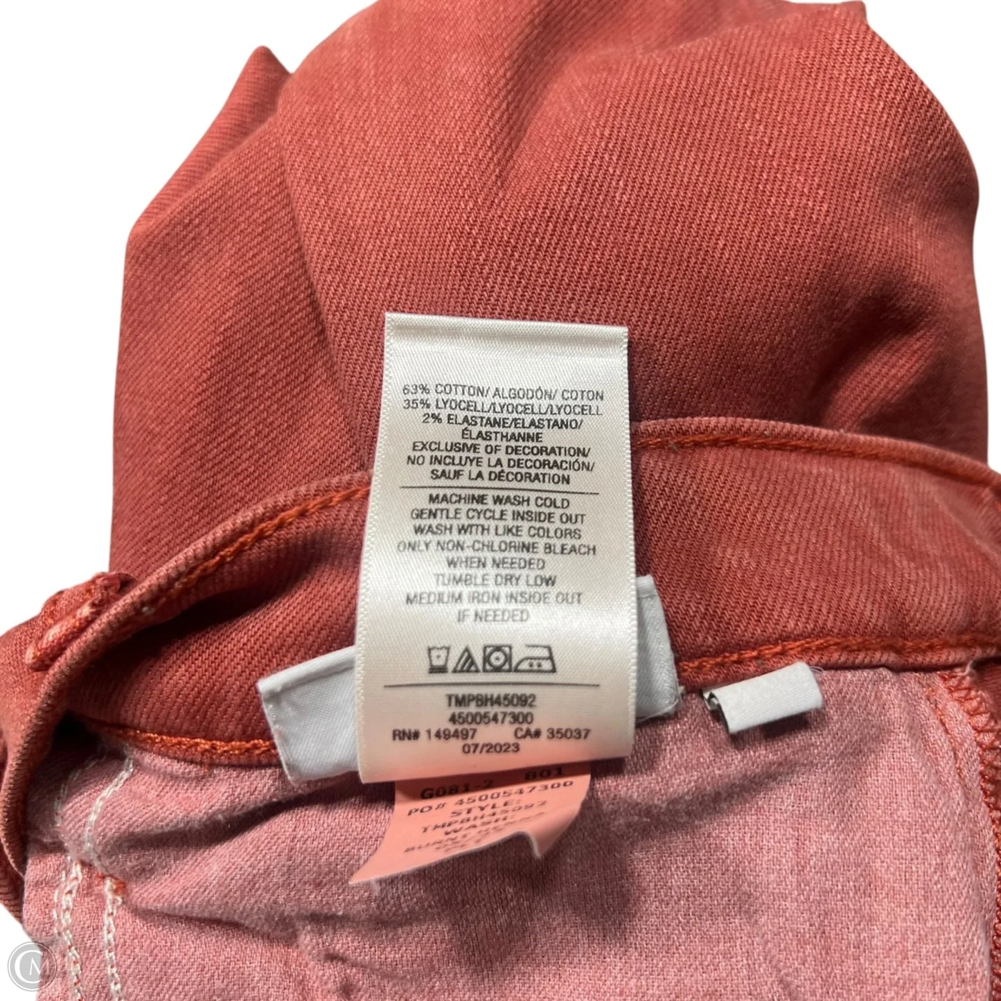 Jeans Wide Leg By Joes Jeans In Red, Size: 4