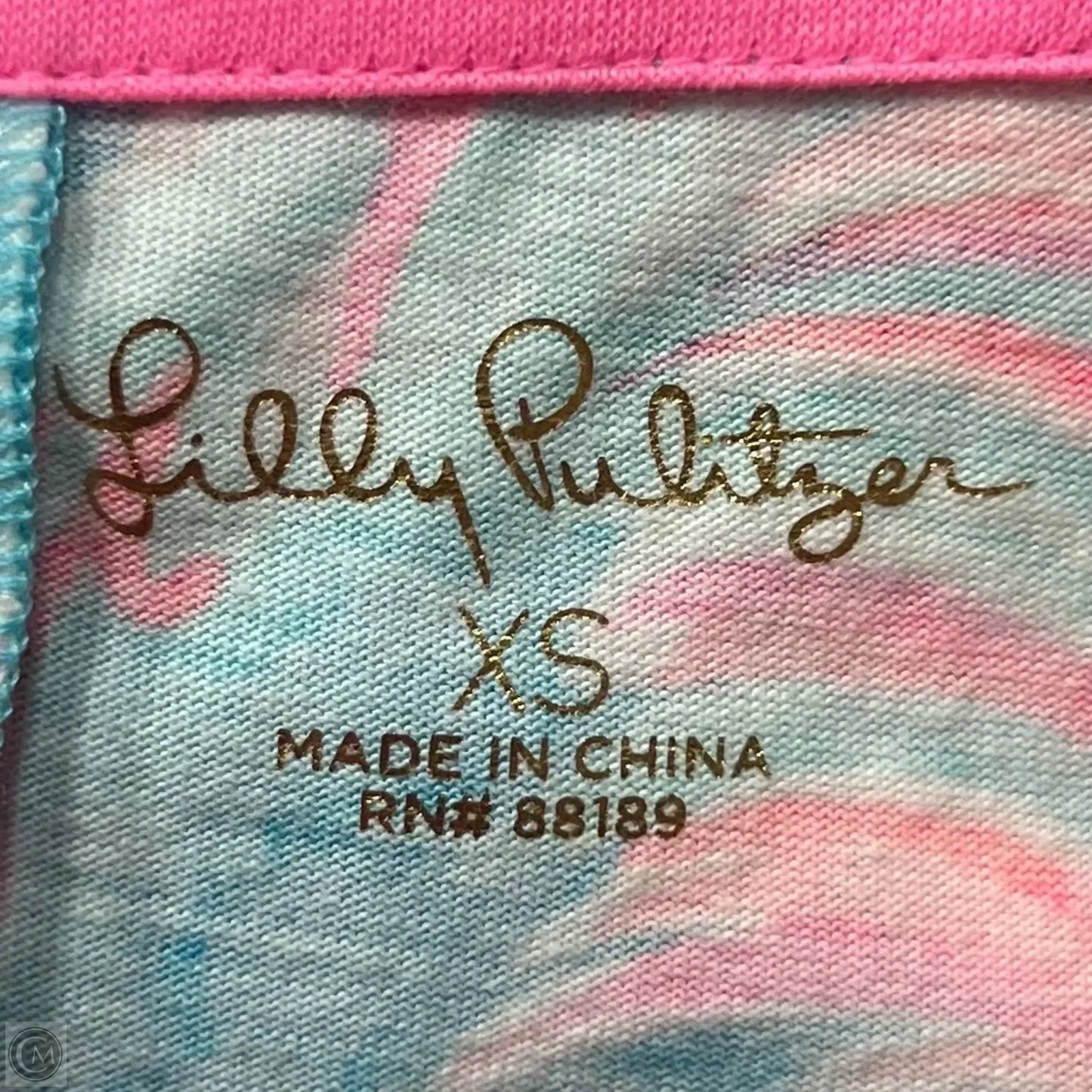 Dress Designer By Lilly Pulitzer In Blue & Pink, Size: Xs