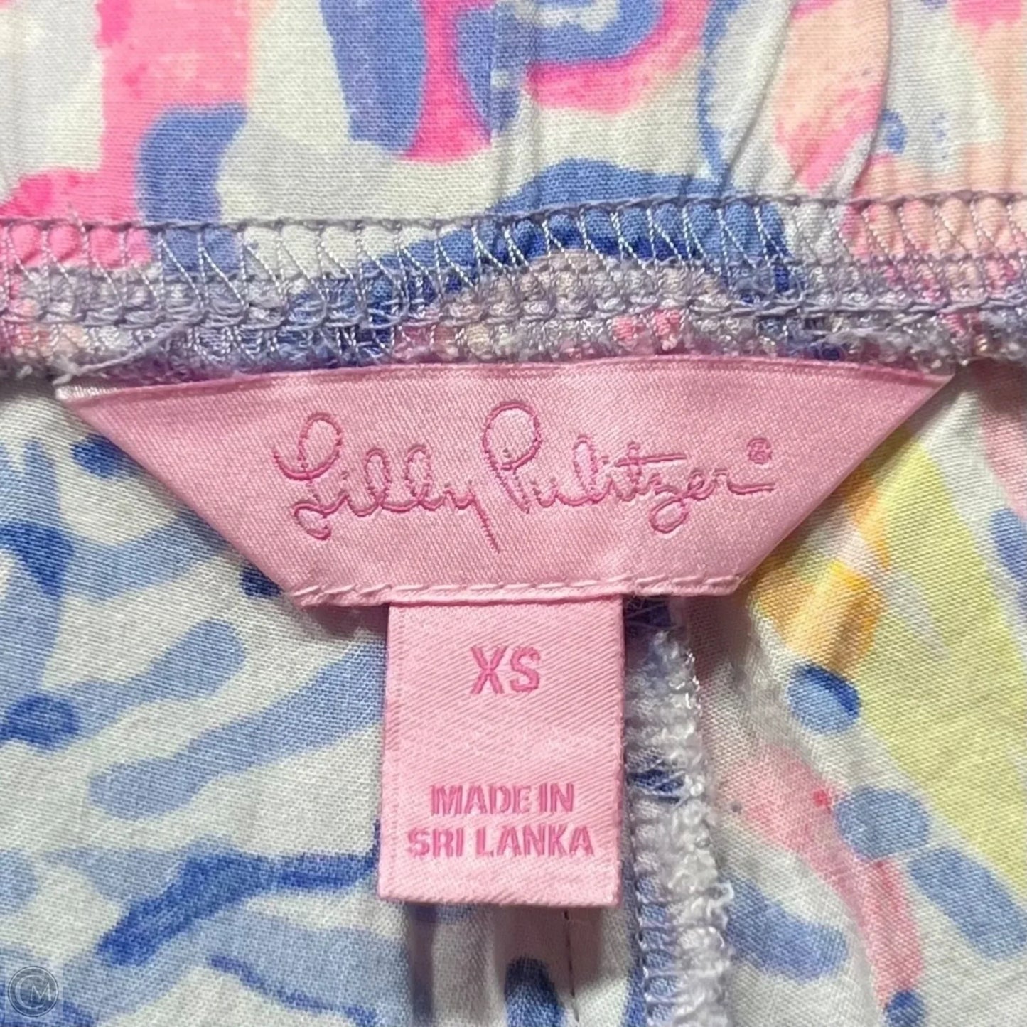 Pants Designer By Lilly Pulitzer In Purple & Yellow, Size: Xs