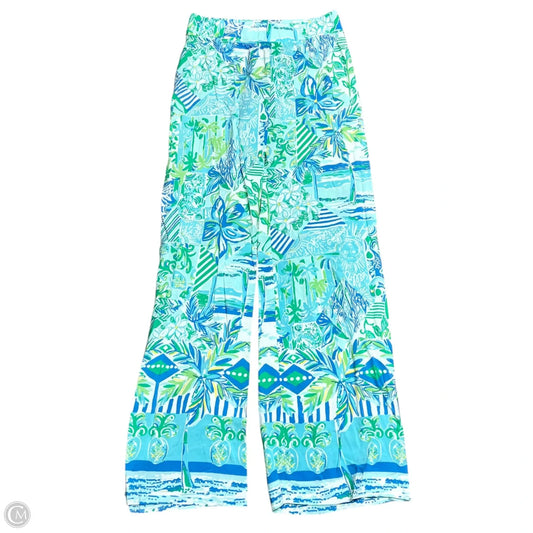 Pants Designer By Lilly Pulitzer In Tropical Print, Size: Xs