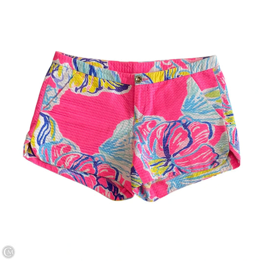 Shorts Designer By Lilly Pulitzer In Pink & Yellow, Size: Xxs