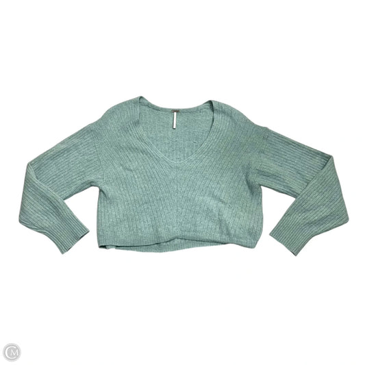 Sweater By Free People In Blue & Green, Size: M