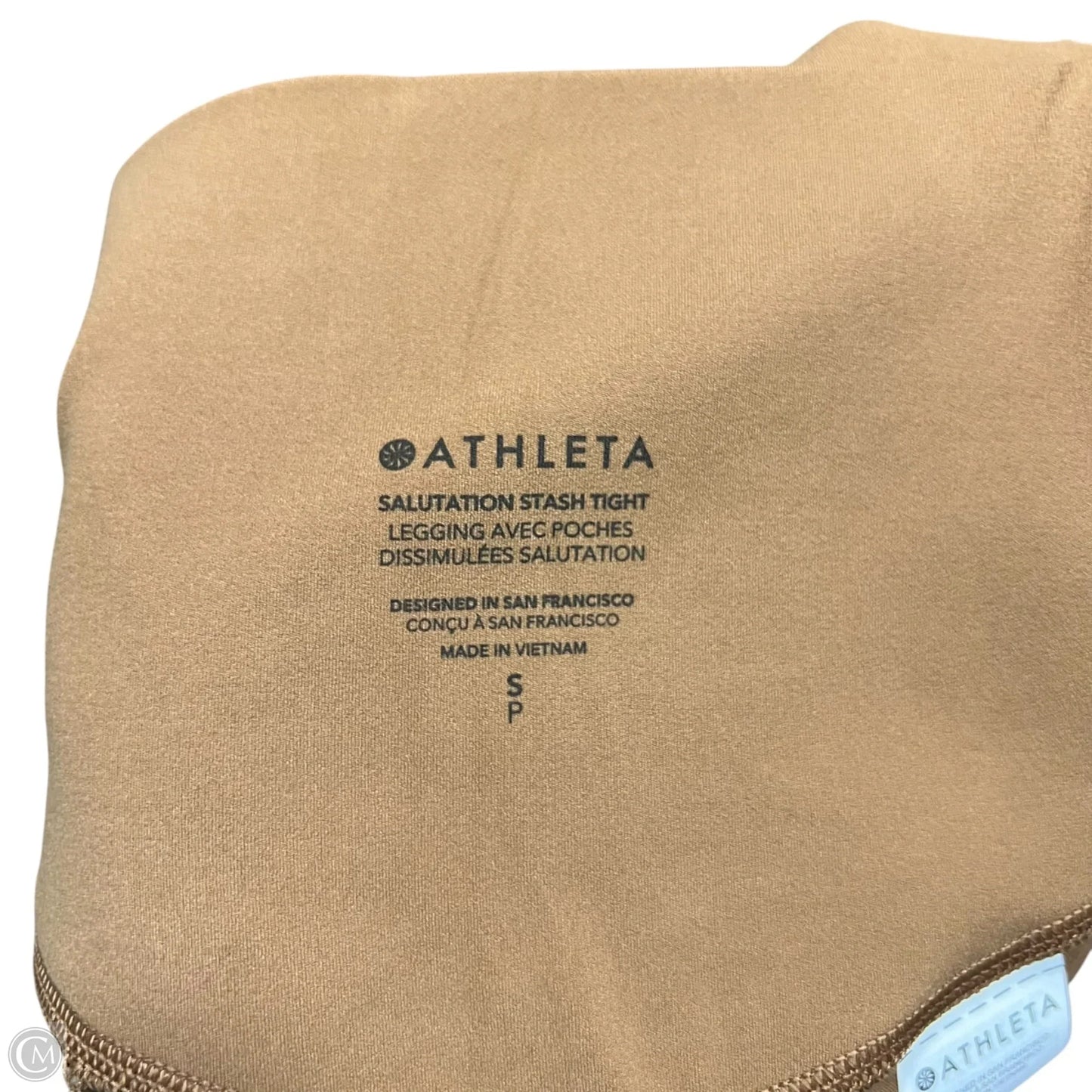 Athletic Leggings Capris By Athleta In Brown, Size: S