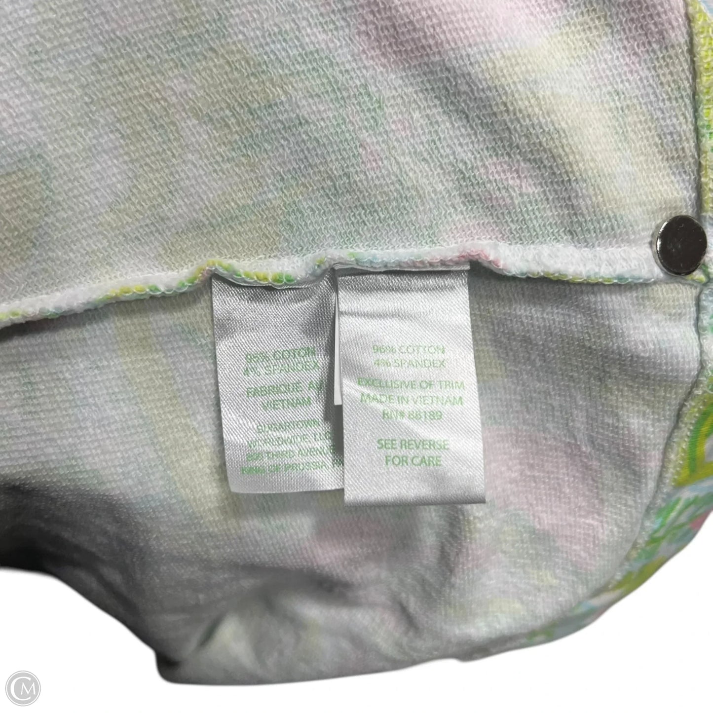 Sweatshirt Designer By Lilly Pulitzer In Green & White, Size: S