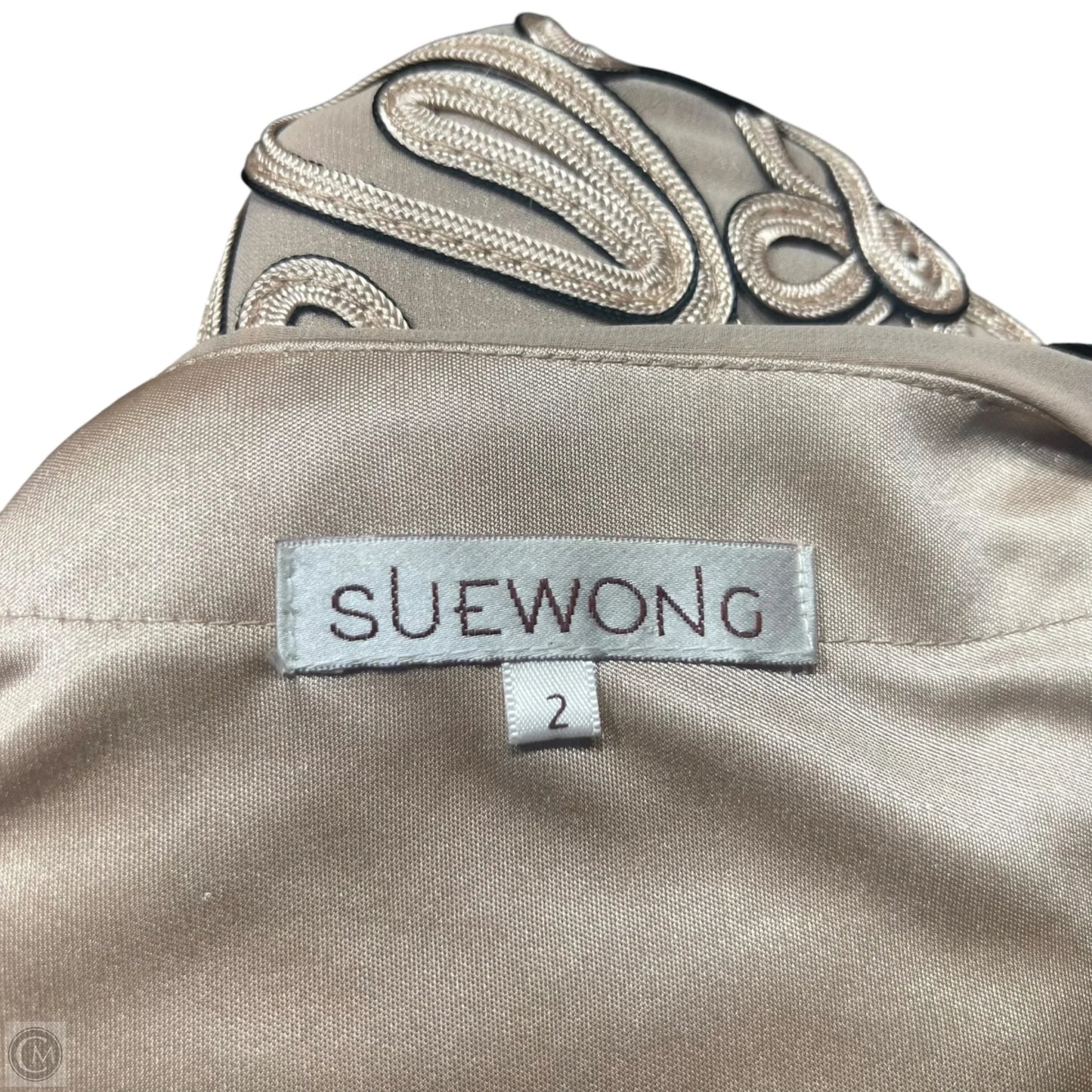 Dress Party Midi By SueWong In Tan, Size: 2