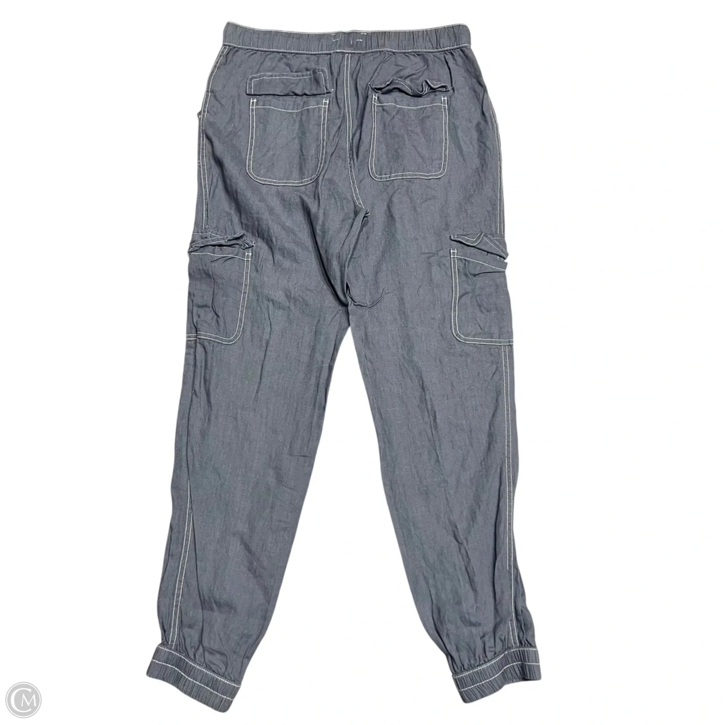 Pants Joggers By Nicole Miller In Grey, Size: M