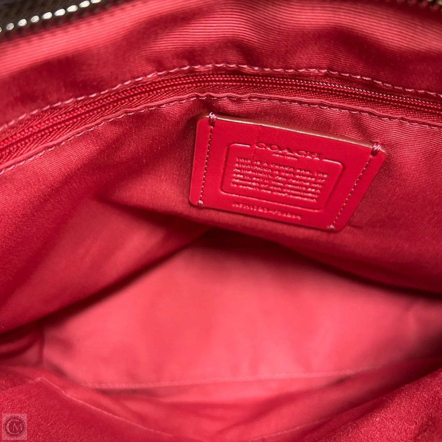 Handbag Designer By Coach, Size: Medium