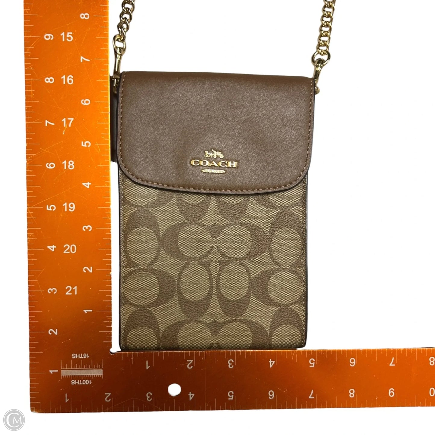 Crossbody Designer By Coach, Size: Small