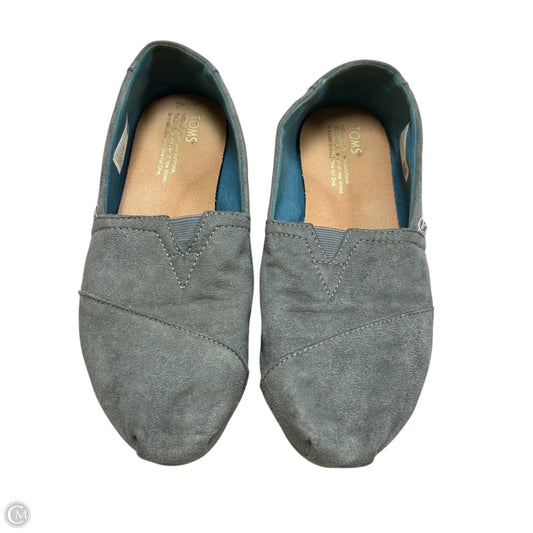 Shoes Flats By Toms In Grey, Size: 7.5