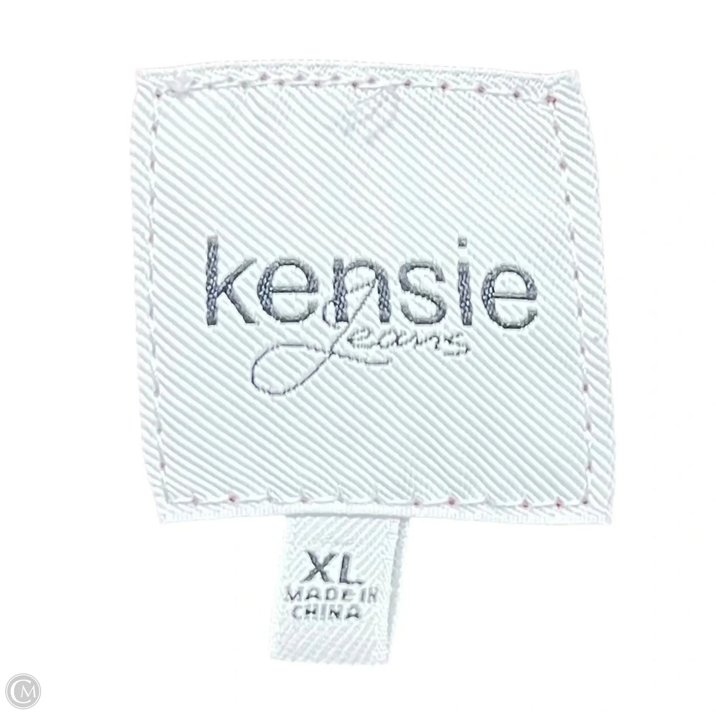 Jacket Denim By Kensie In Maroon, Size: Xl