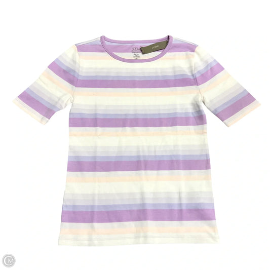Top Short Sleeve By J. Crew In Multi-colored, Size: S