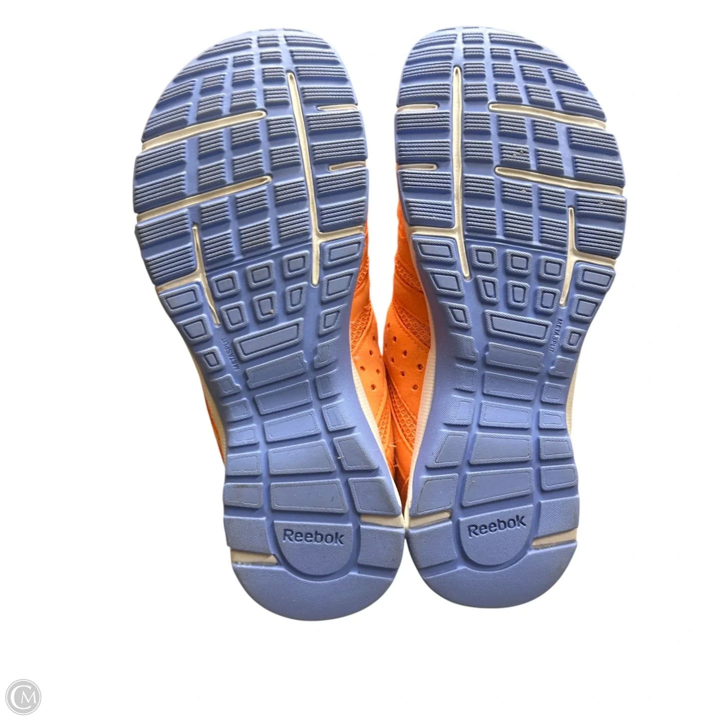 Shoes Athletic By Reebok In Blue & Orange, Size: 6
