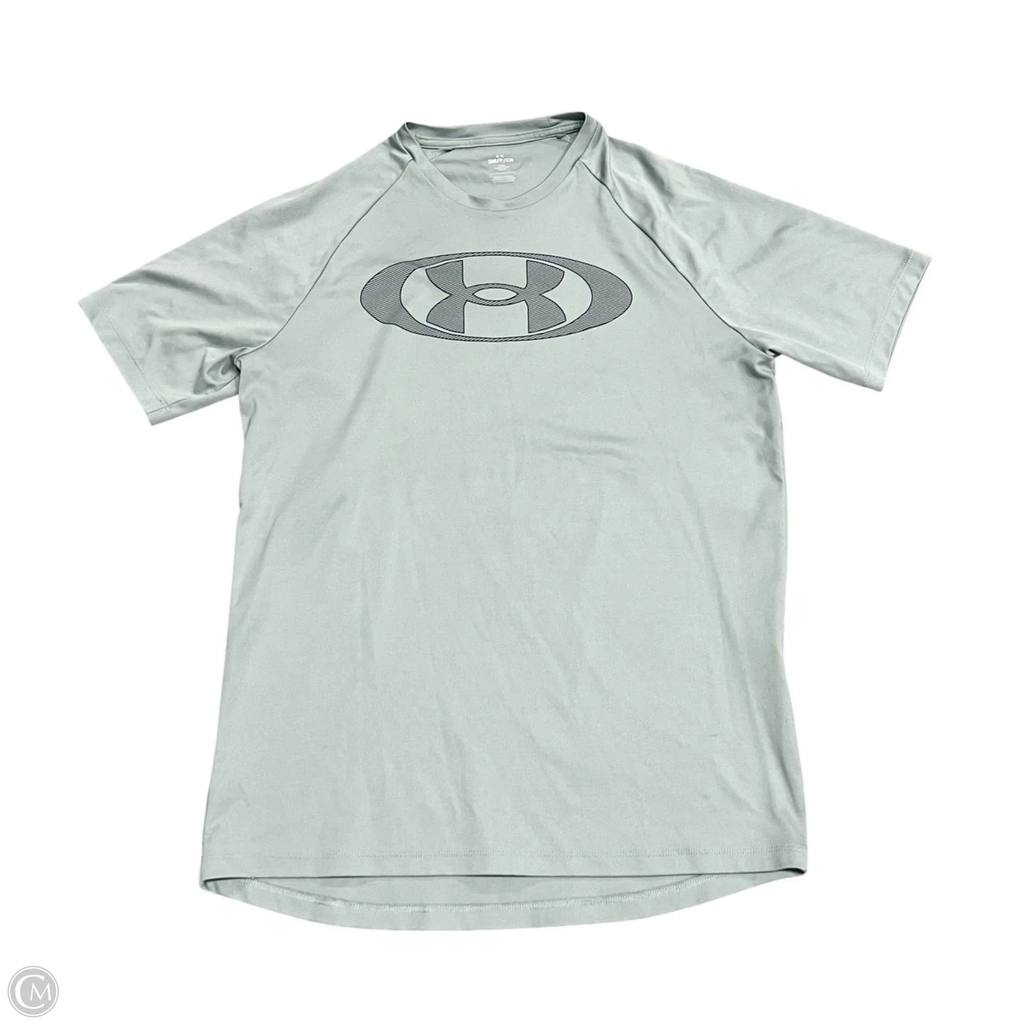 Athletic Top Short Sleeve By Under Armour In Blue, Size: S